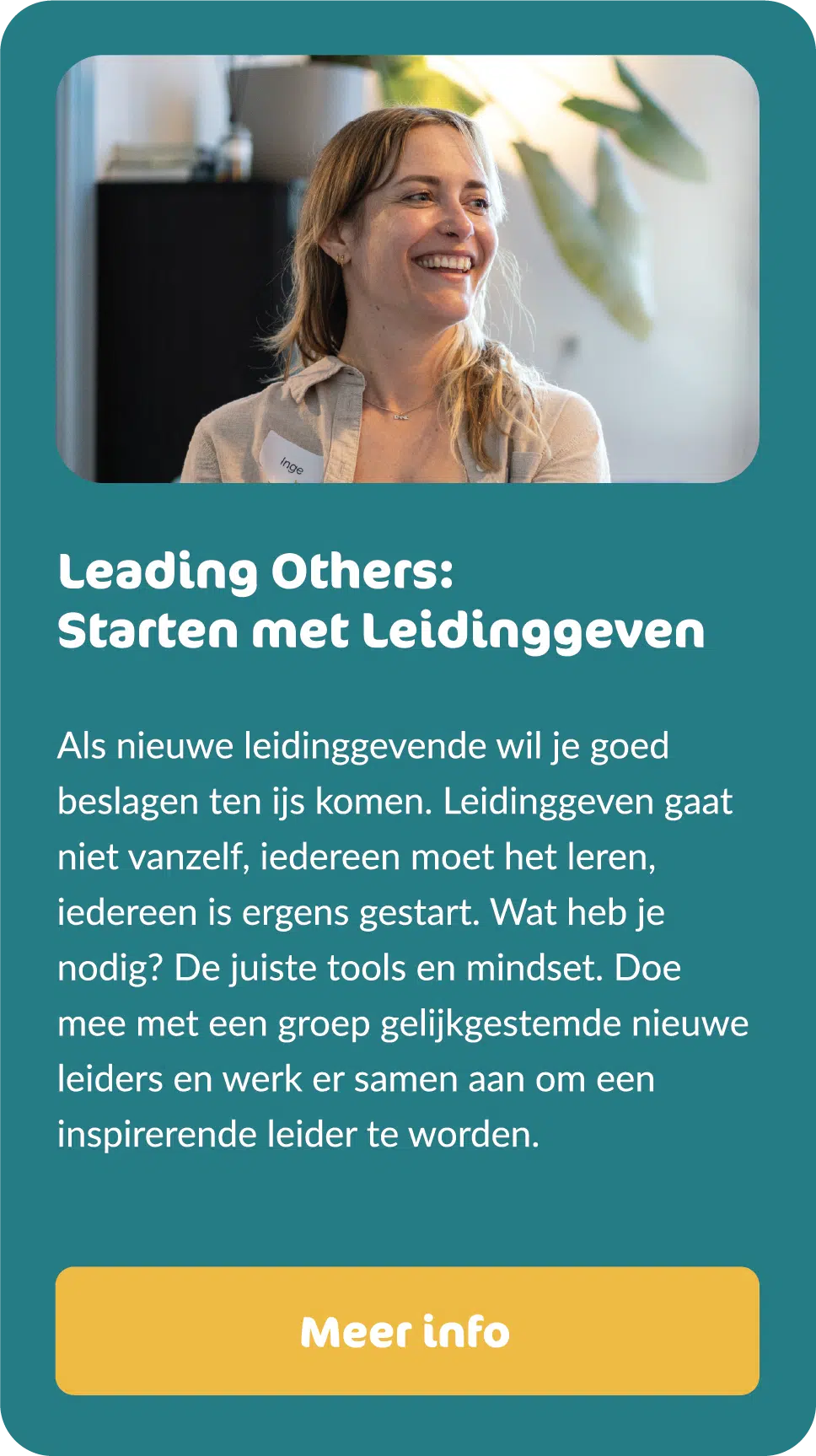 Starten met Leidinggeven